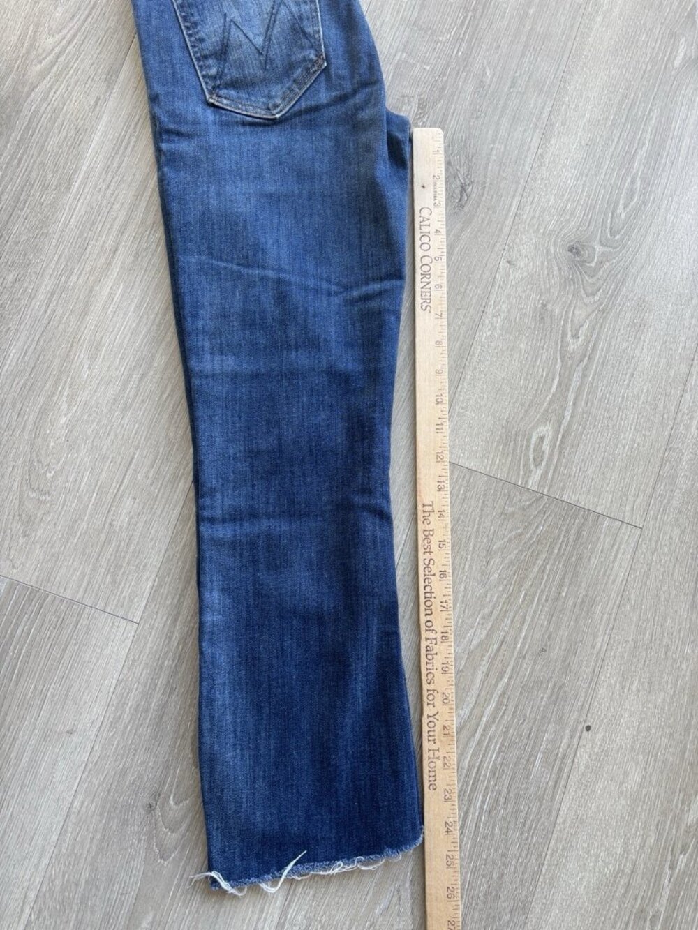 Mother "Insider Crop Step Fray" Rough Enough, Women's Jeans Size 26 - Picture 11 of 13